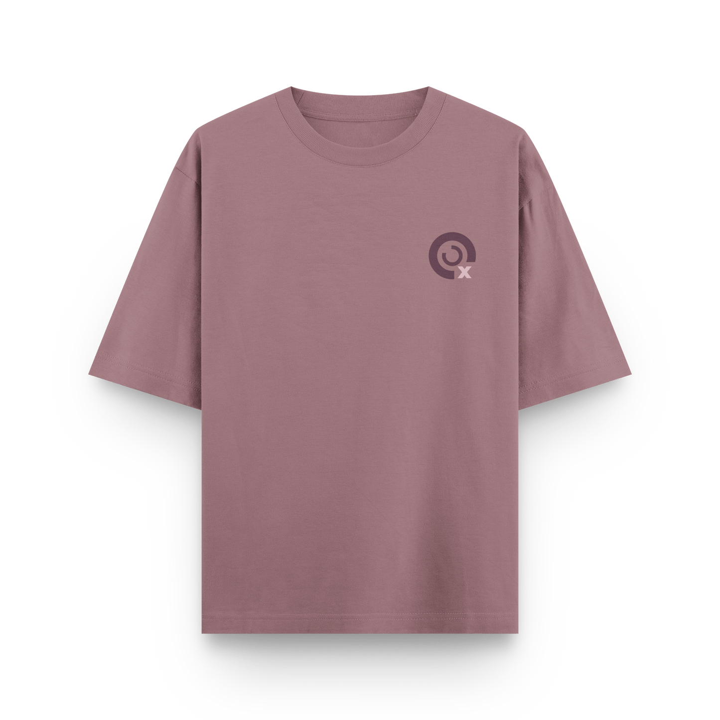 CAMISETA OVERSIZE ROJO PÁLIDO - OXO DESIGN - CAMISETA OVERSIZE -