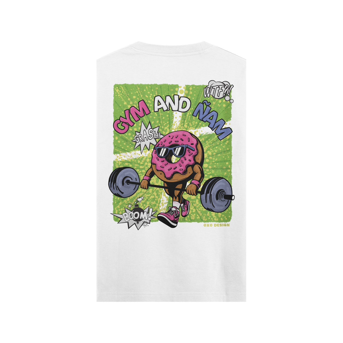 CAMISETA GYM AND ÑAM - SIN MANGAS