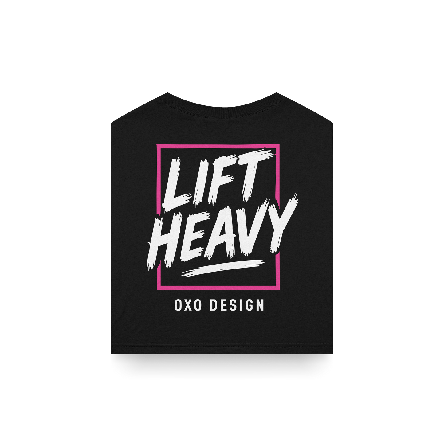 CROPTOPLIFT HEAVY - NEGRO SIN MANGAS