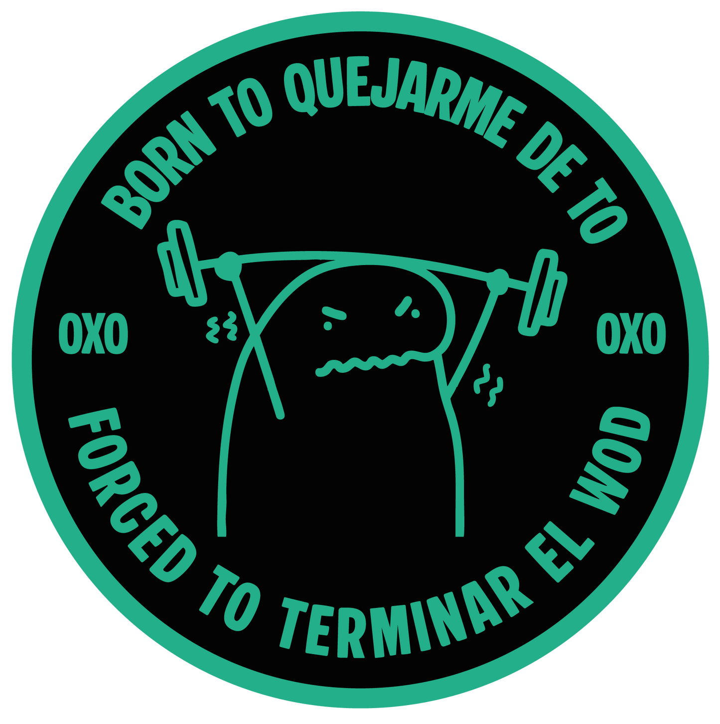 PARCHE 3D - BORN TO QUEJARME DE TÓ