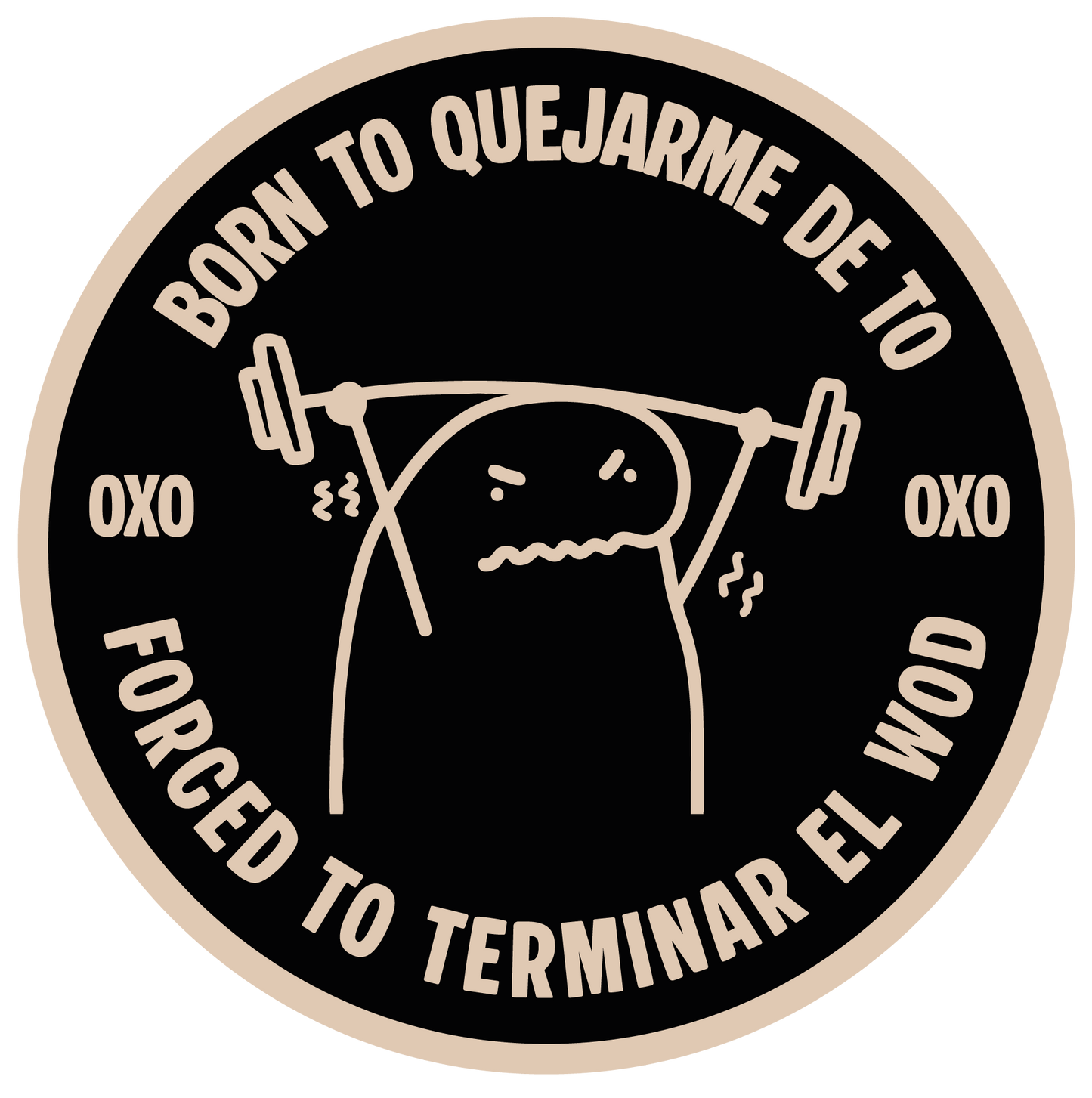 PARCHE 3D - BORN TO QUEJARME DE TÓ