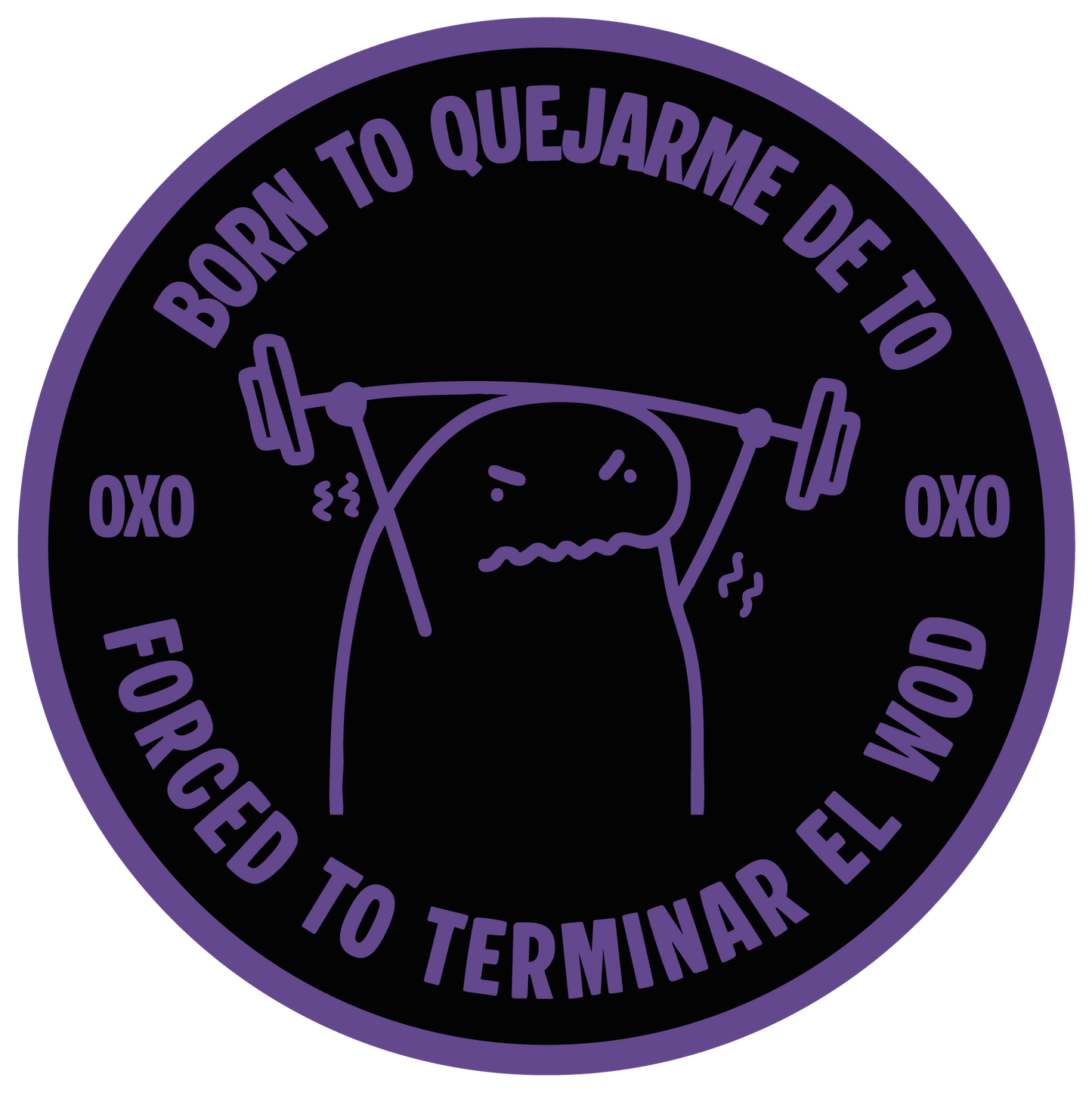 PARCHE 3D - BORN TO QUEJARME DE TÓ
