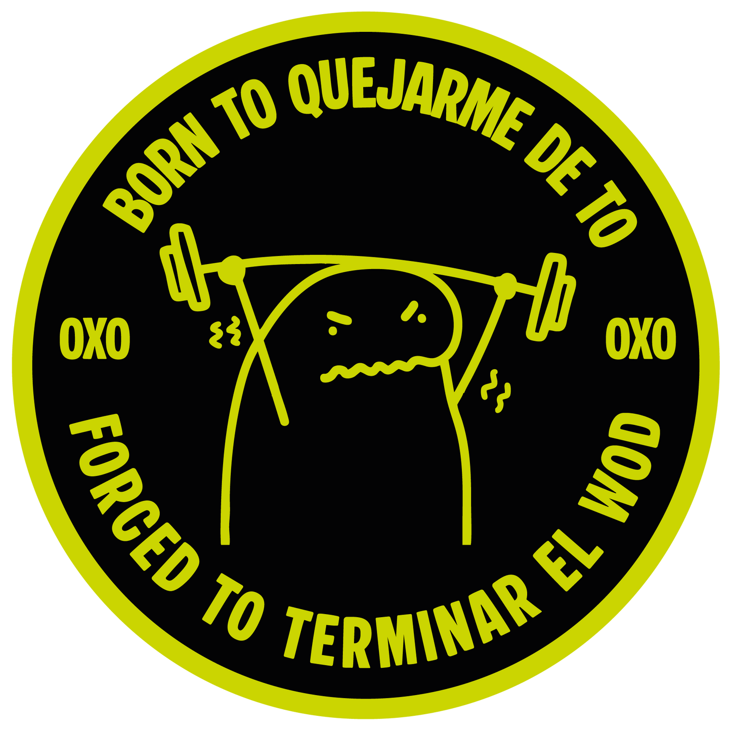 PARCHE 3D - BORN TO QUEJARME DE TÓ