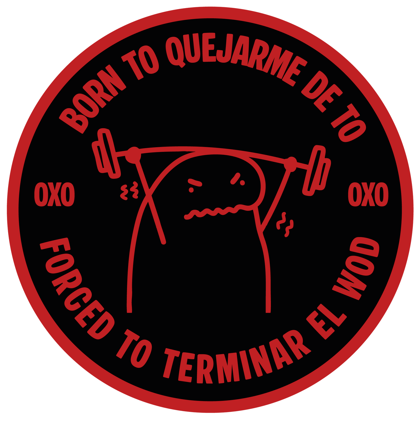 PARCHE 3D - BORN TO QUEJARME DE TÓ