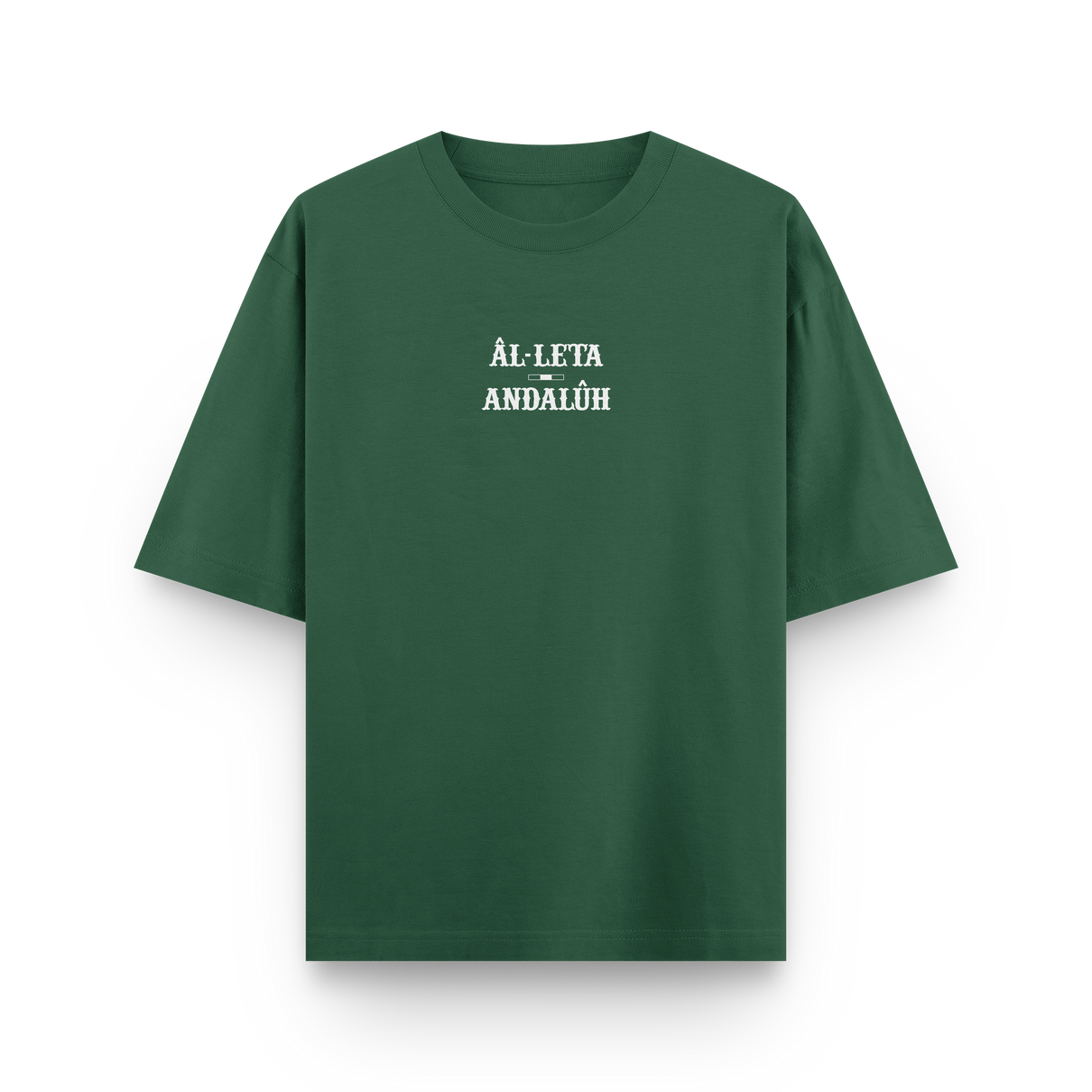 CAMISETA OVERSIZE RELAXED 'ATHLETA ANDALÚH' VERDE OXO DESIGN