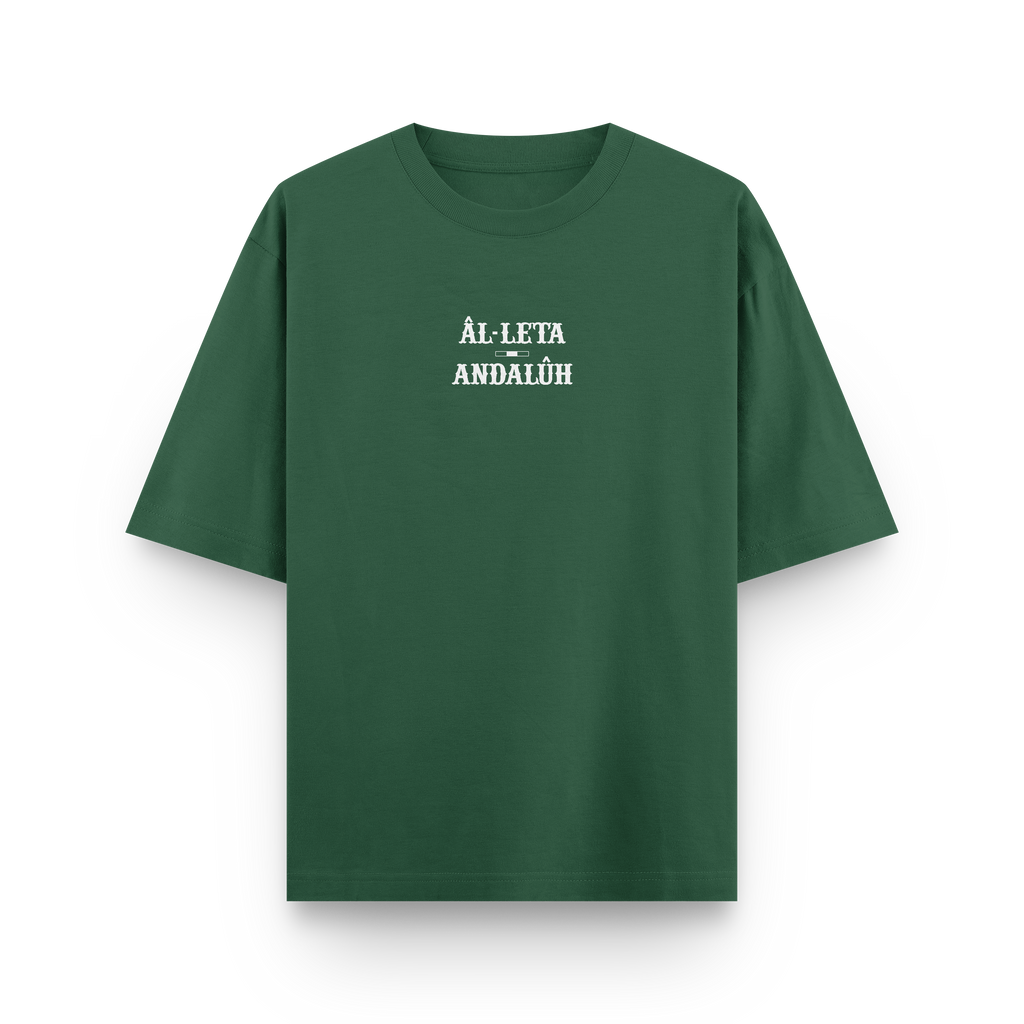 CAMISETA OVERSIZE RELAXED 'ATHLETA ANDALÚH' VERDE