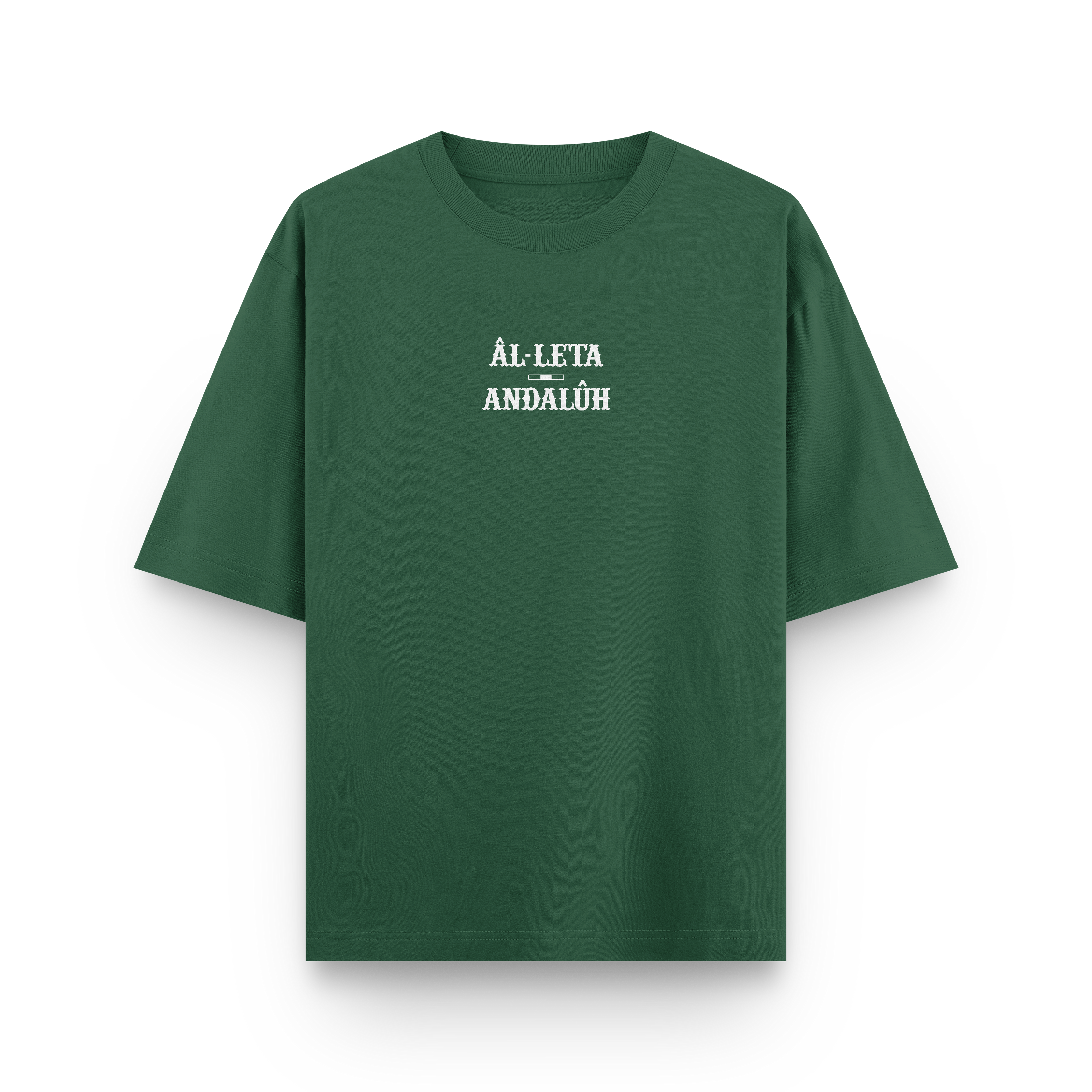 CAMISETA OVERSIZE RELAXED 'ATHLETA ANDALÚH' VERDE