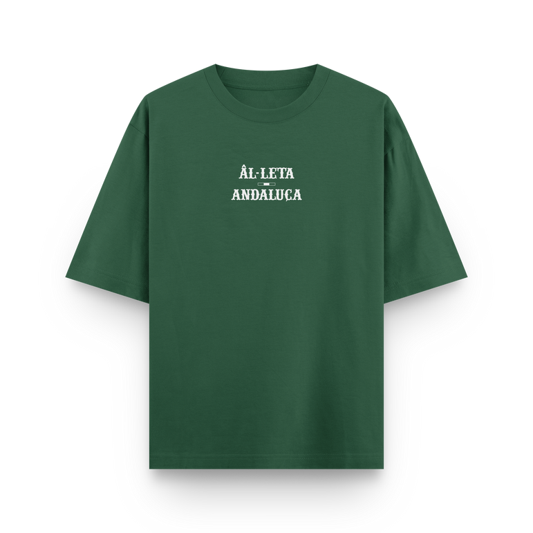 CAMISETA OVERSIZE RELAXED 'ATHLETA ANDALÚH' VERDE