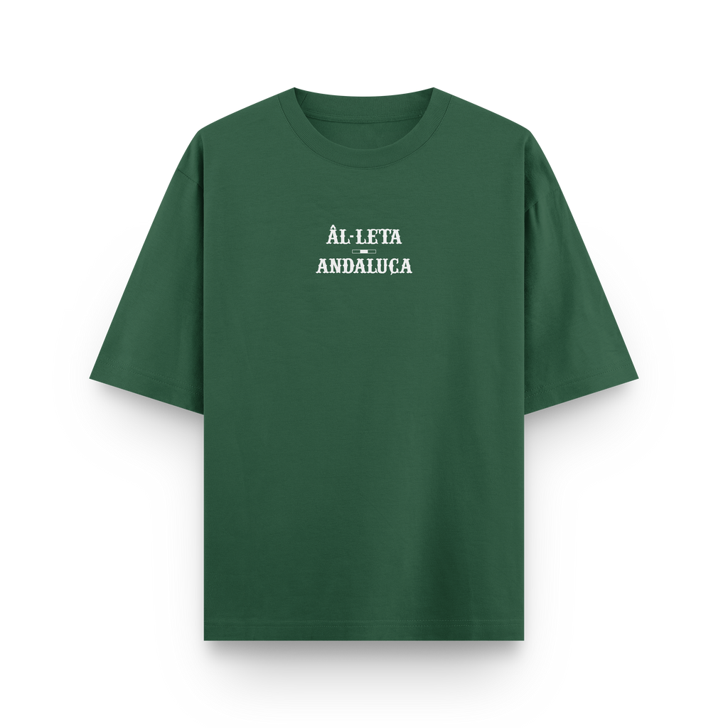 CAMISETA OVERSIZE RELAXED 'ATHLETA ANDALÚH' VERDE
