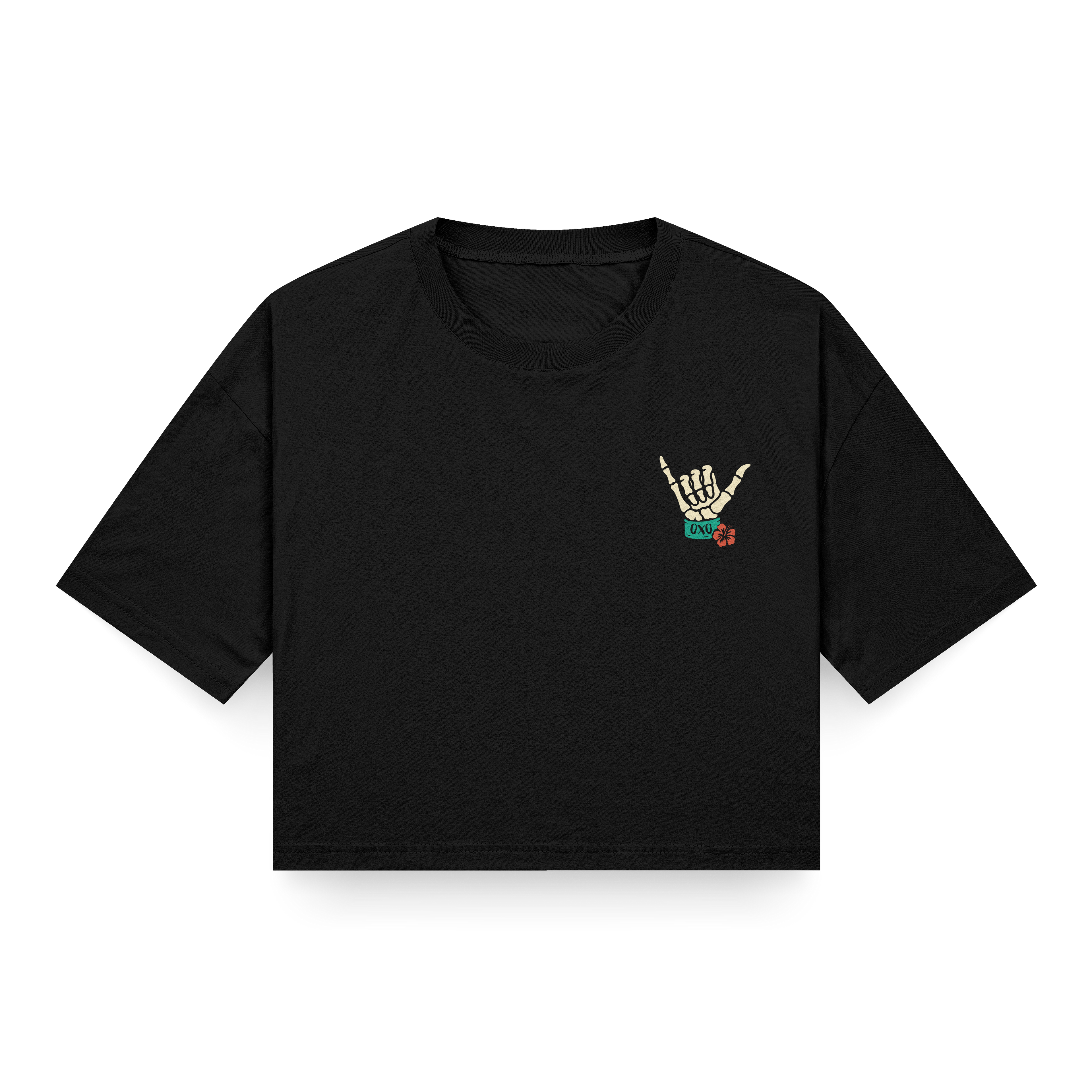 CROP TOP TRAIN HARD, SHINE HARDER