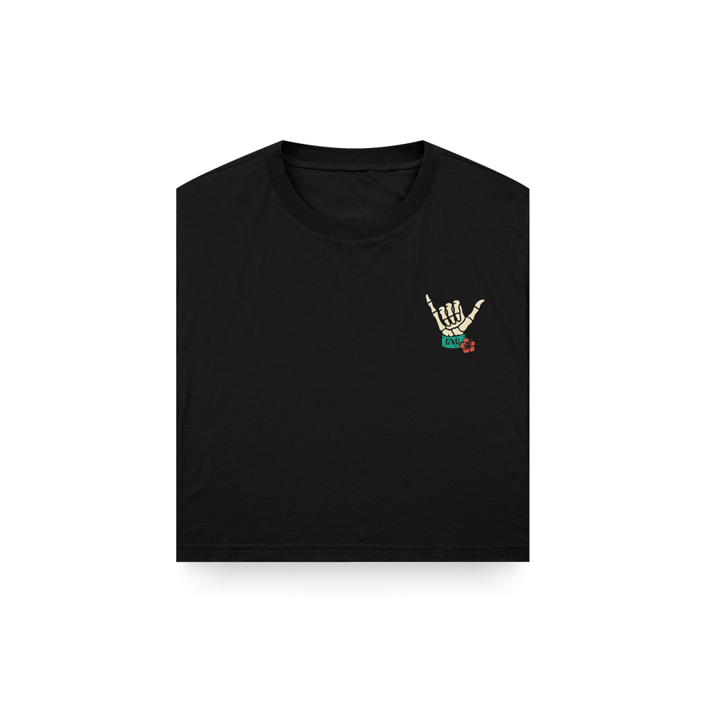 CROP TOP TRAIN HARD, SHINE HARDER - SIN MANGAS