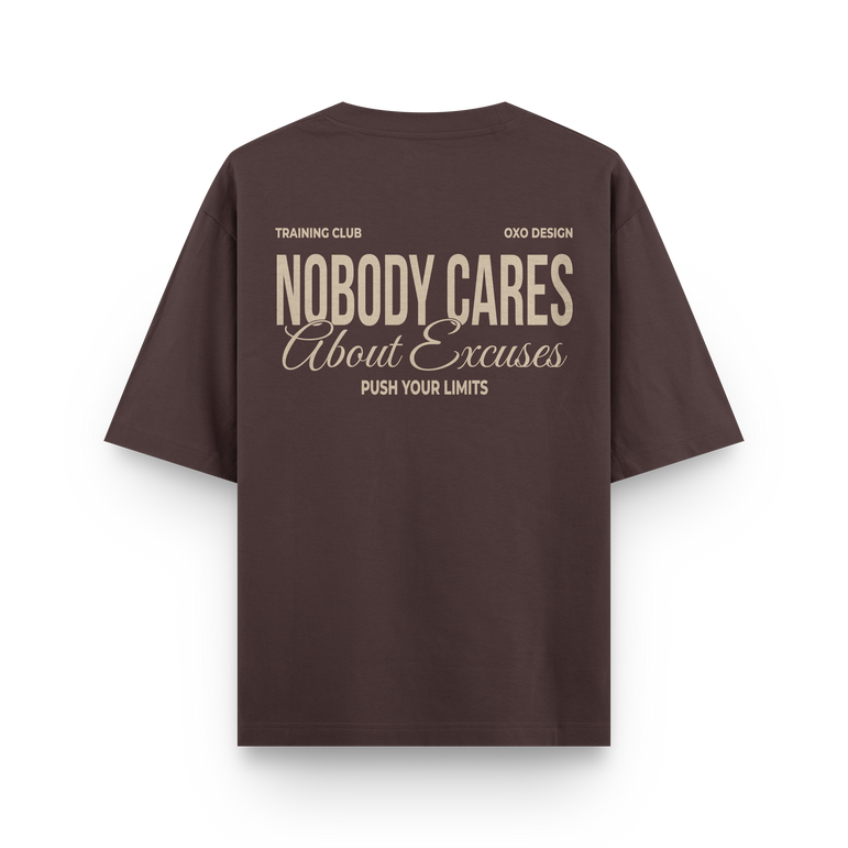 CAMISETA OVERSIZE NOBODY CARES