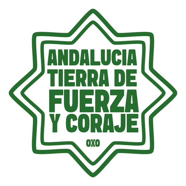 PARCHE 3D - ANDALUCÍA FUERZA Y CORAJE