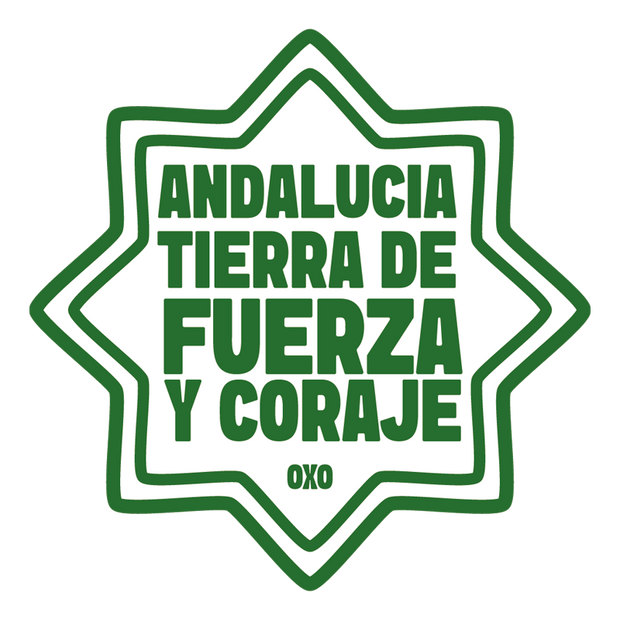 PARCHE 3D - ANDALUCÍA FUERZA Y CORAJE OXO DESIGN