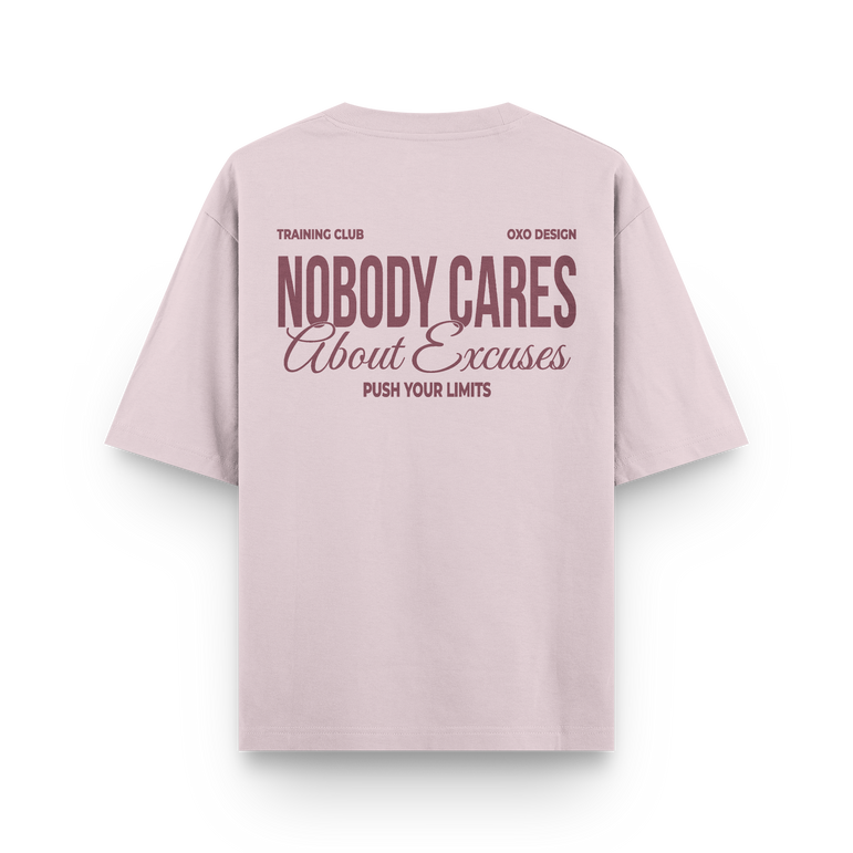 CAMISETA OVERSIZE NOBODY CARES