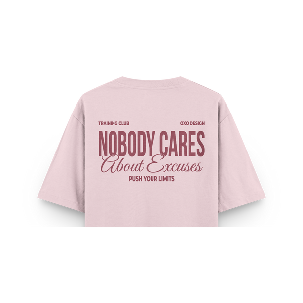CROP TOP OVERSIZE CORTADO NOBODY CARES