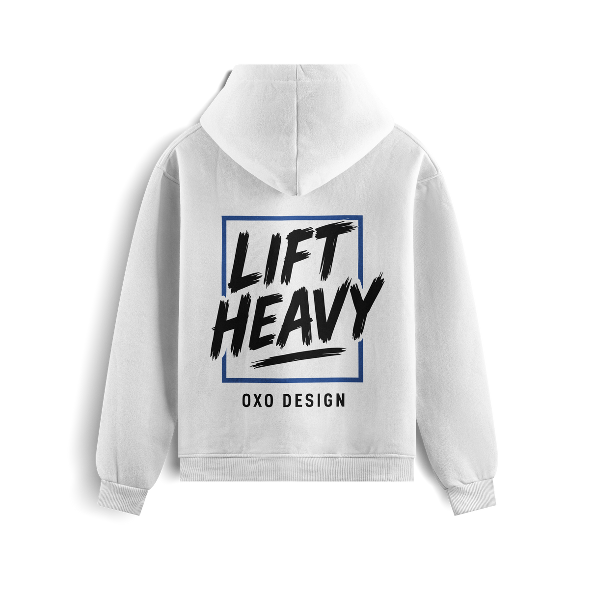 SUDADERA  LIFT HEAVY - BLANCA OXO DESIGN