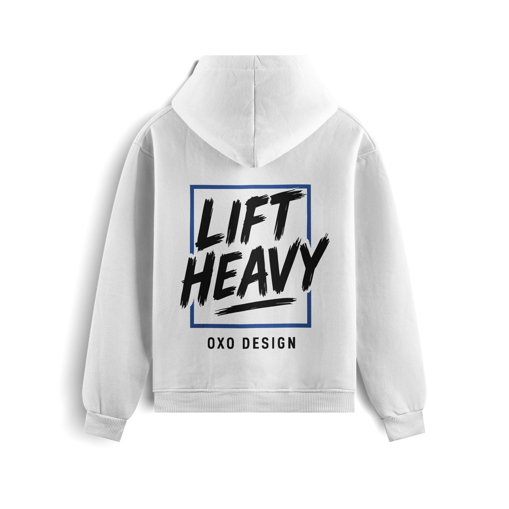SUDADERA  LIFT HEAVY - BLANCA