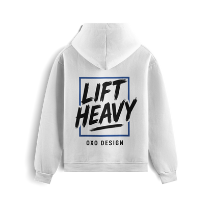 SUDADERA  LIFT HEAVY - BLANCA