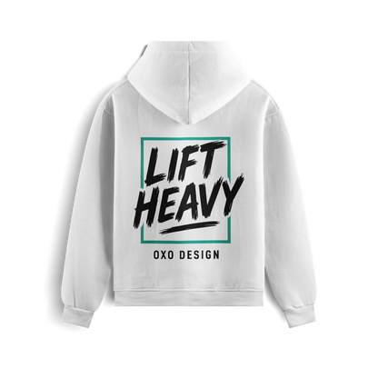 SUDADERA  LIFT HEAVY - BLANCA