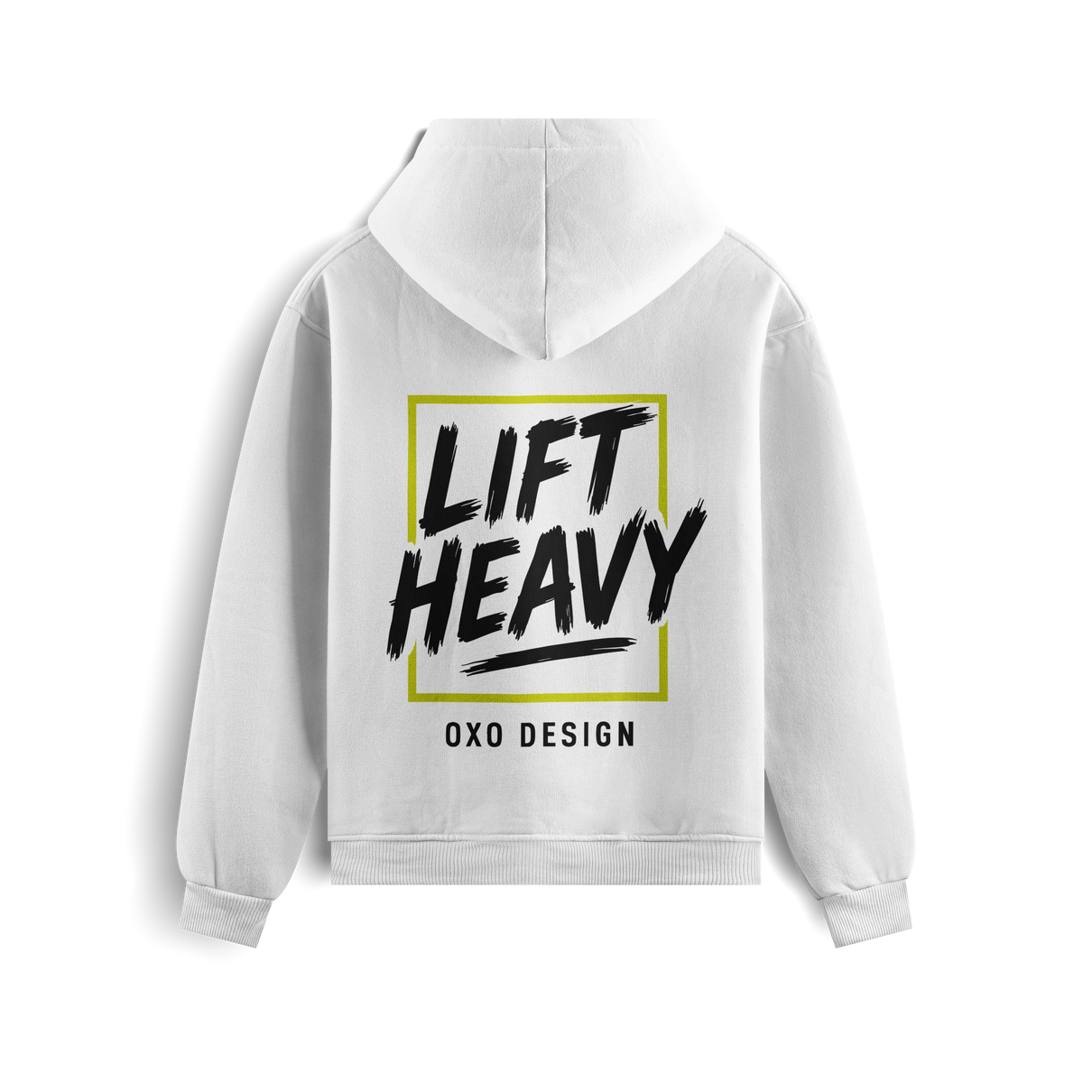 SUDADERA  LIFT HEAVY - BLANCA OXO DESIGN