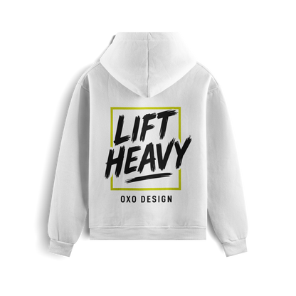 SUDADERA  LIFT HEAVY - BLANCA