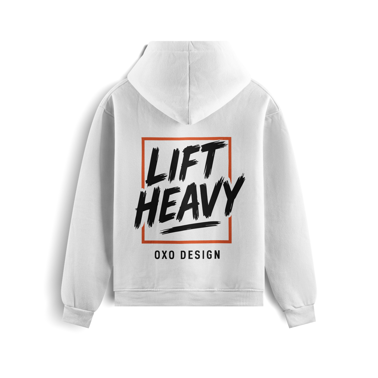 SUDADERA  LIFT HEAVY - BLANCA OXO DESIGN