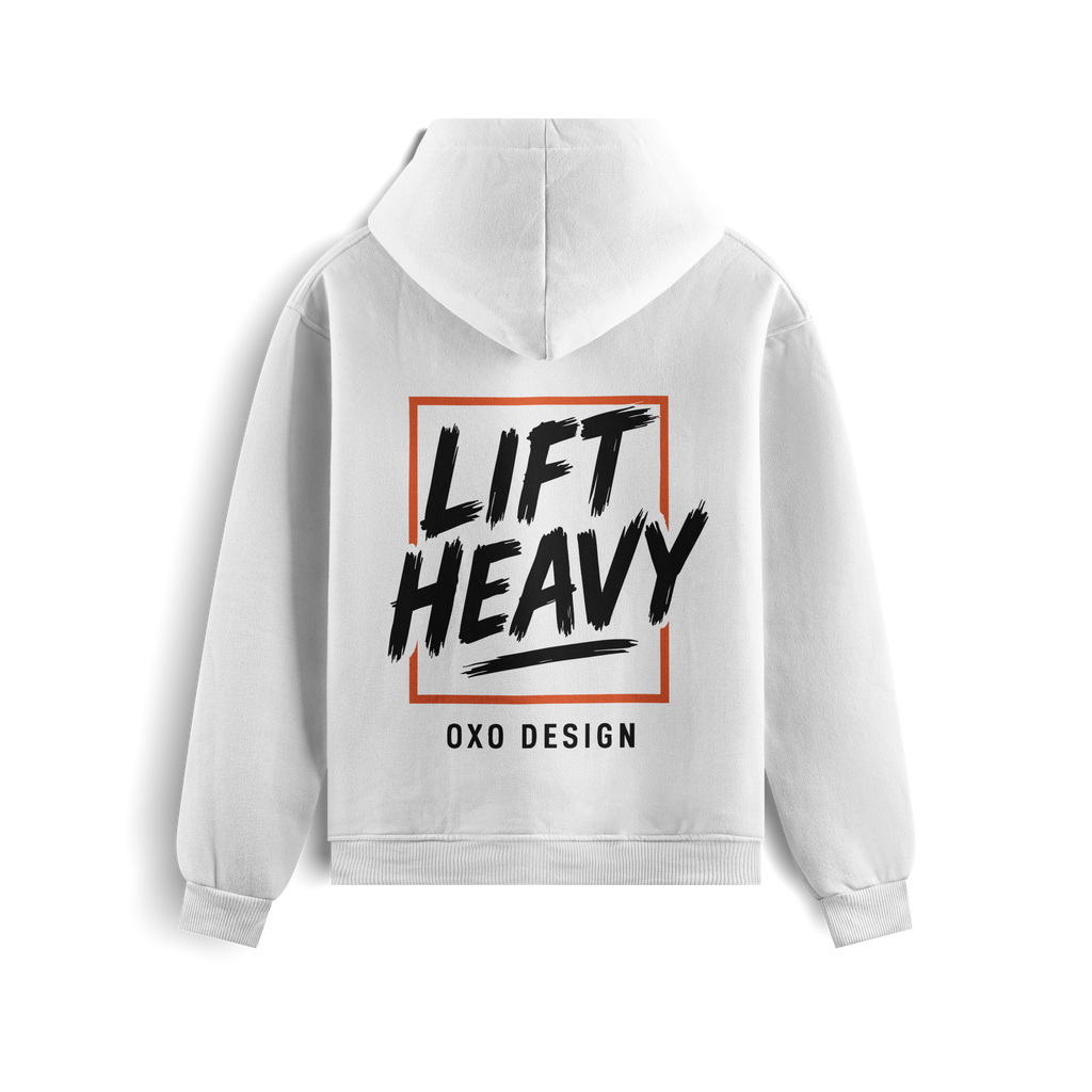 SUDADERA  LIFT HEAVY - BLANCA