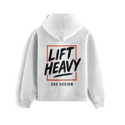 SUDADERA  LIFT HEAVY - BLANCA