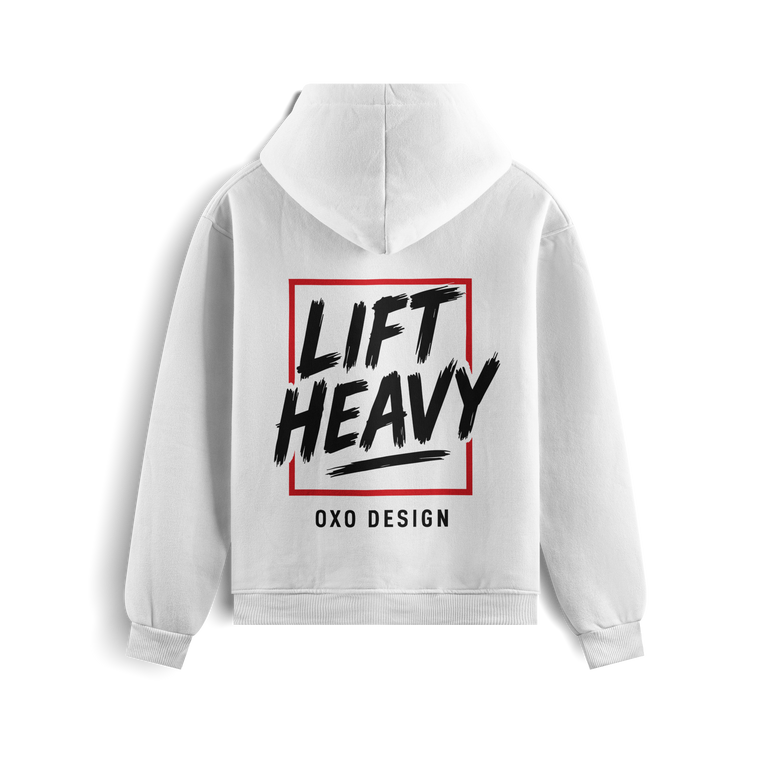 SUDADERA  LIFT HEAVY - BLANCA