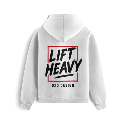SUDADERA  LIFT HEAVY - BLANCA