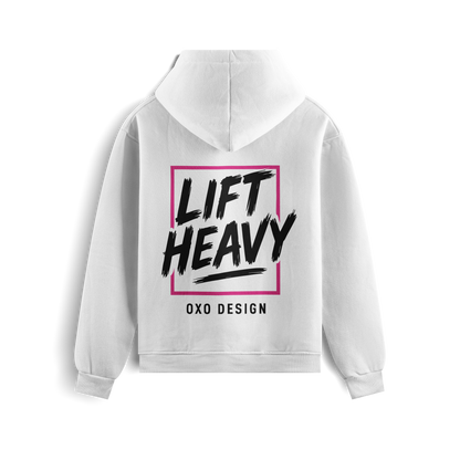 SUDADERA  LIFT HEAVY - BLANCA