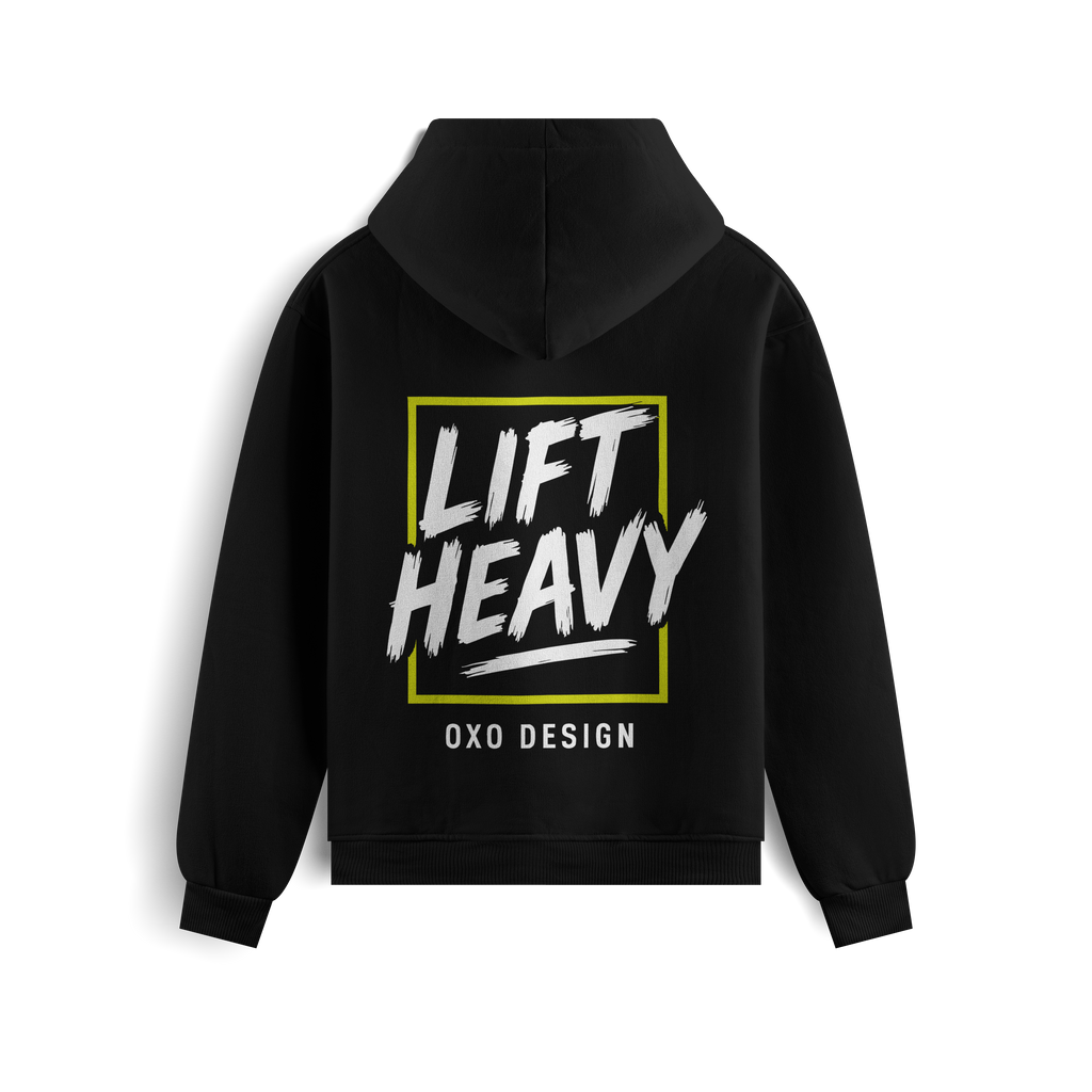 SUDADERA  LIFT HEAVY - NEGRA
