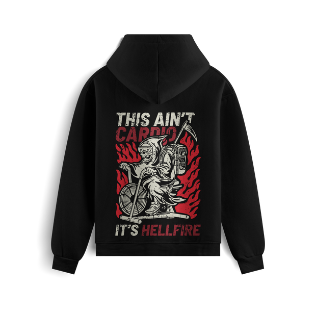 SUDADERA THIS IS HELLFIRE OXO DESIGN