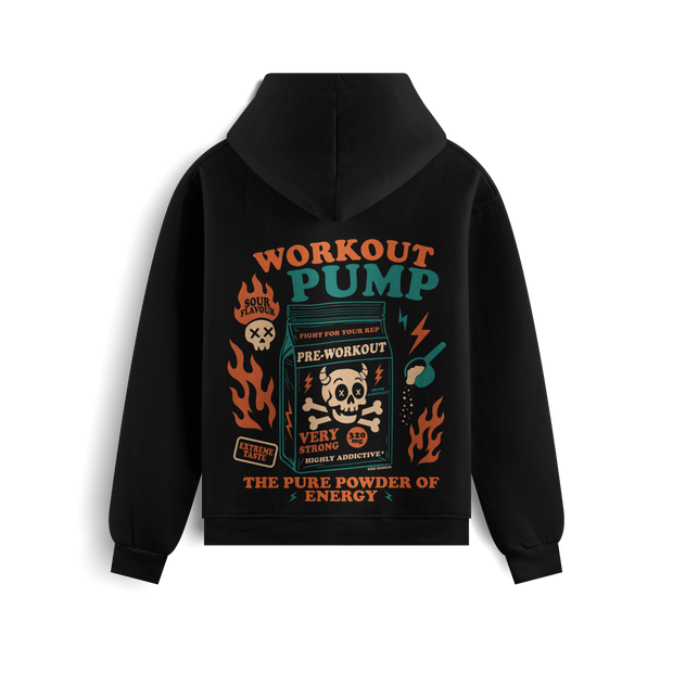 SUDADERA "PRE-WORKOUT PUMP" OXO DESIGN