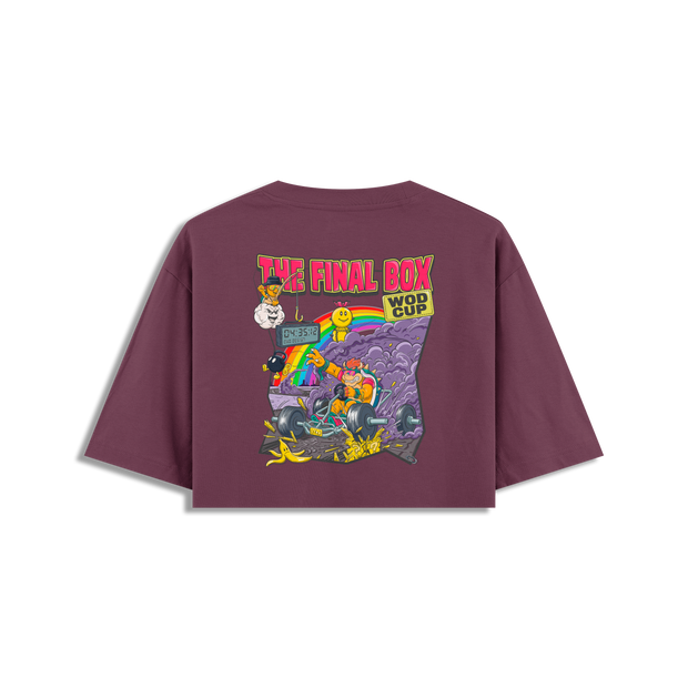 CROP TOP OVERSIZE CORTADO THE FINAL BOX OXO DESIGN