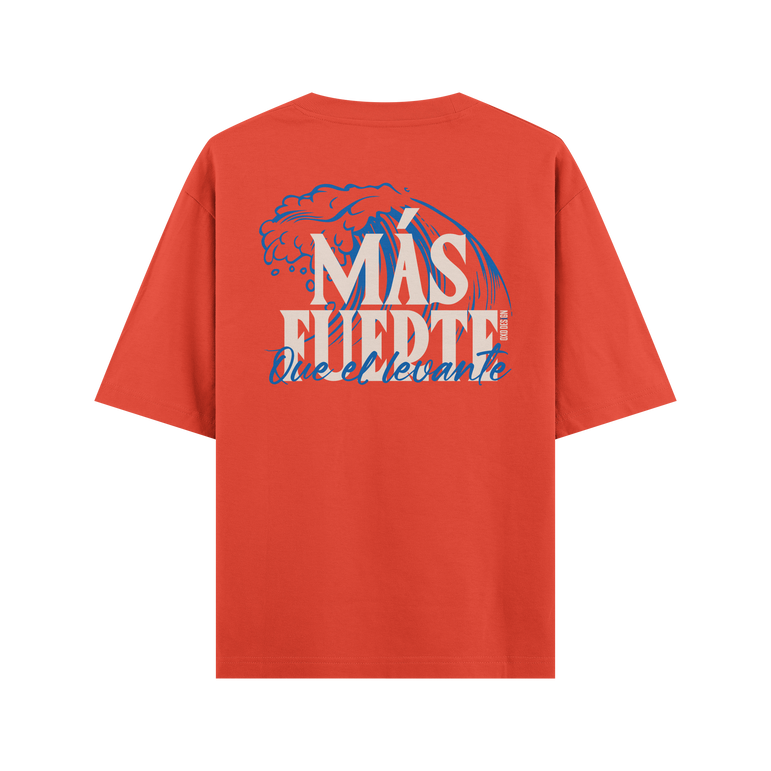 CAMISETA OVERSIZE MÁS FUERTE QUE EL LEVANTE
