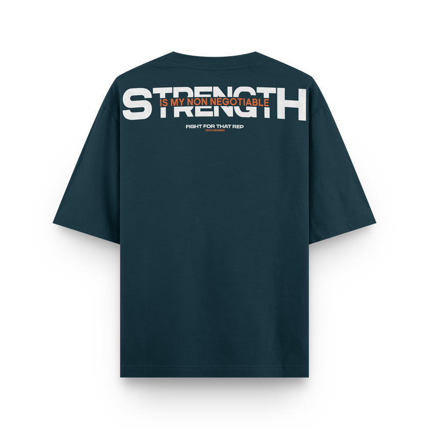 CAMISETA STRENGTH NON-NEGOTIABLE OXO DESIGN