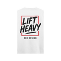 CAMISETA LIFT HEAVY - BLANCA SIN MANGAS