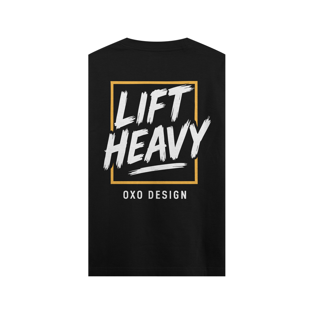 CAMISETA LIFT HEAVY - NEGRA SIN MANGAS