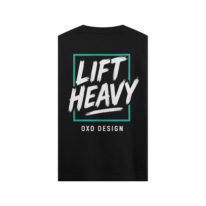 CAMISETA LIFT HEAVY - NEGRA SIN MANGAS