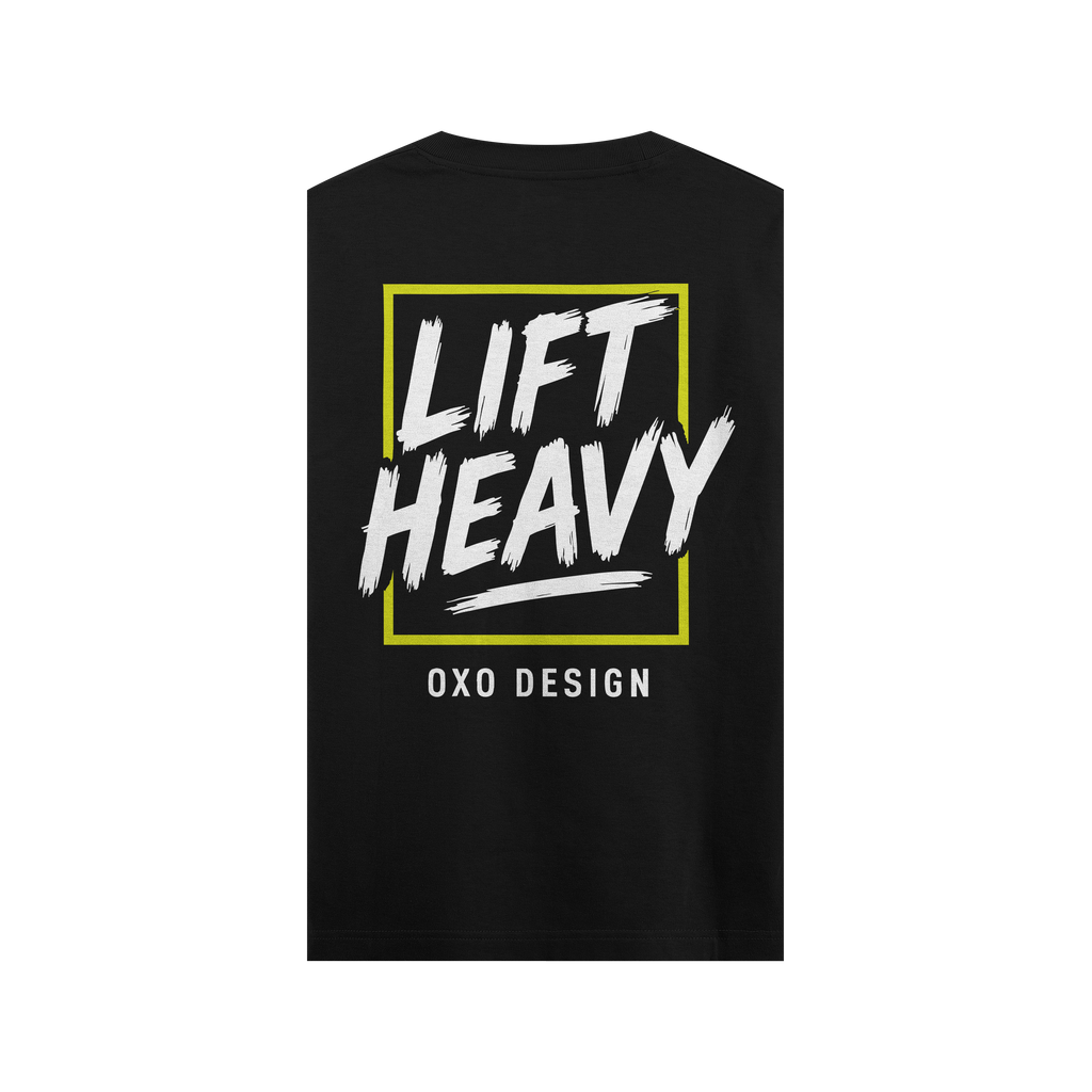 CAMISETA LIFT HEAVY - NEGRA SIN MANGAS