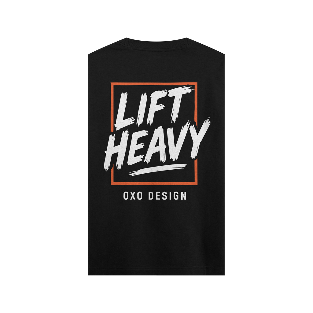 CAMISETA LIFT HEAVY - NEGRA SIN MANGAS