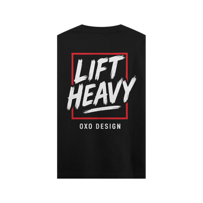 CAMISETA LIFT HEAVY - NEGRA SIN MANGAS