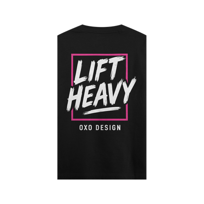 CAMISETA LIFT HEAVY - NEGRA SIN MANGAS