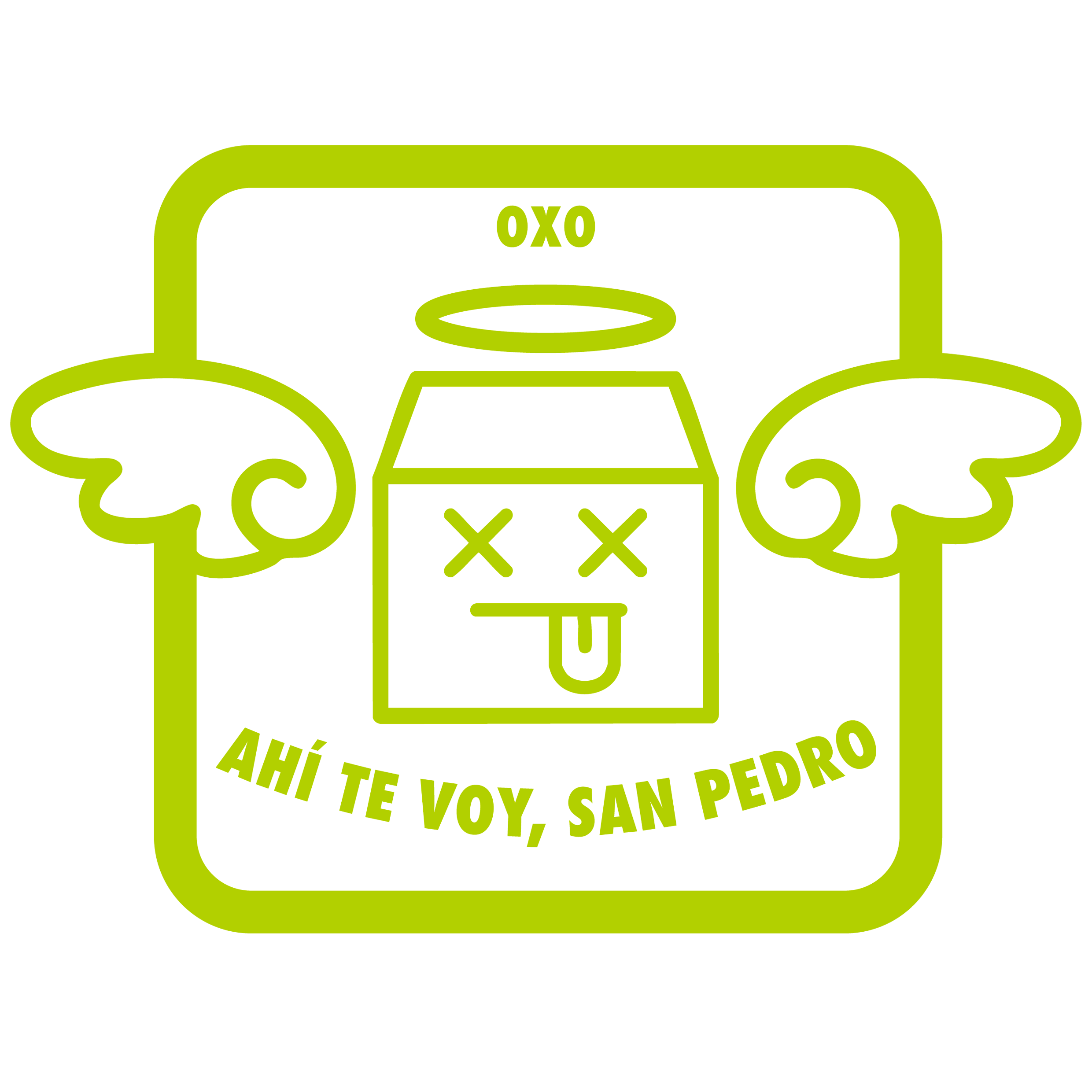 PARCHE 3D - AHÍ TE VOY