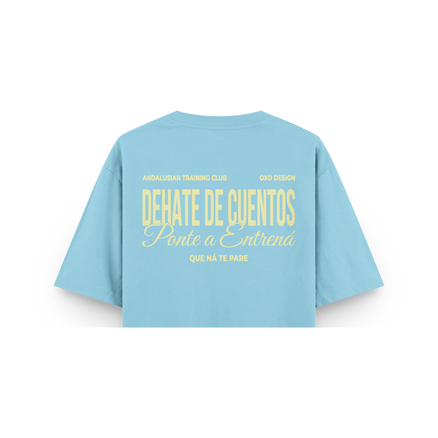 CROP TOP OVERSIZE CORTADO DÉHATE DE CUENTO