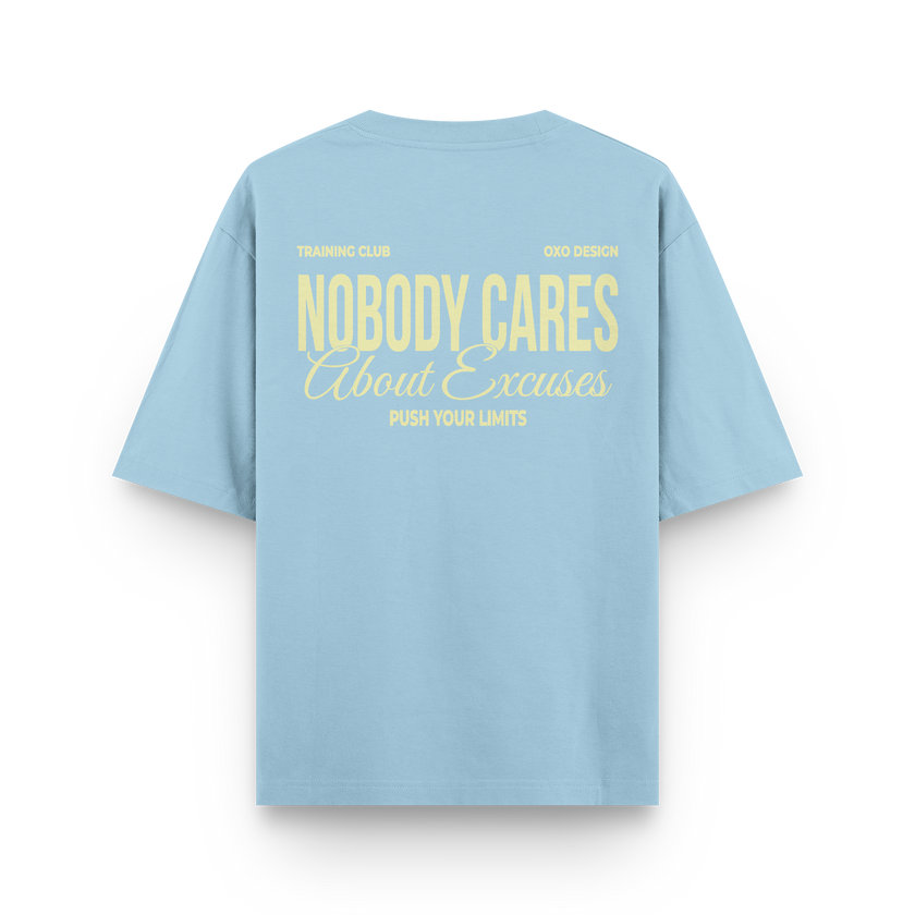 CAMISETA OVERSIZE NOBODY CARES