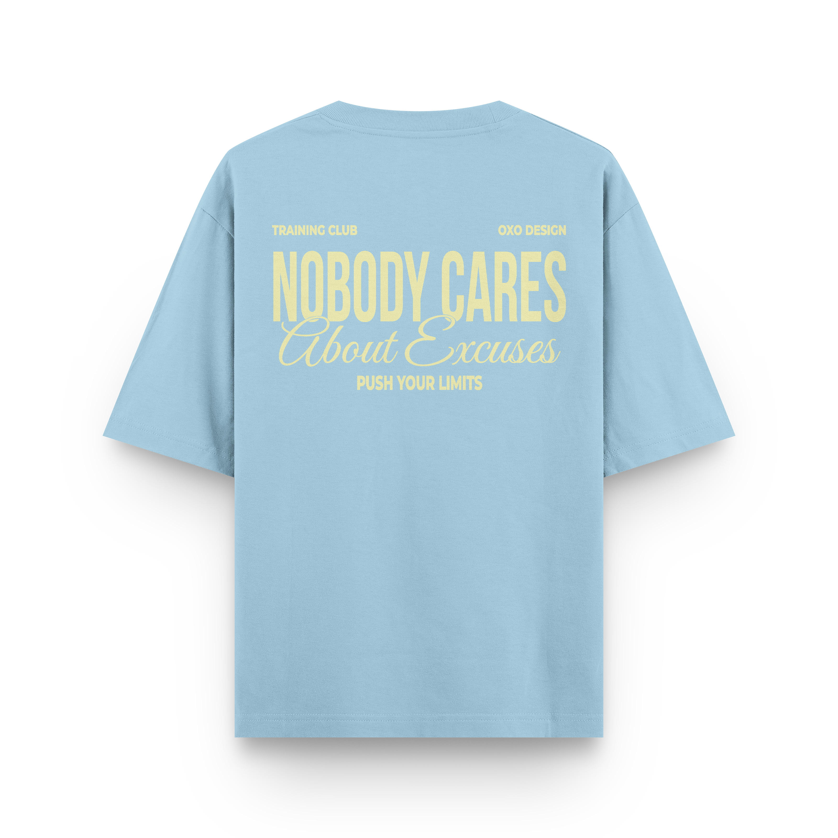 CAMISETA OVERSIZE NOBODY CARES