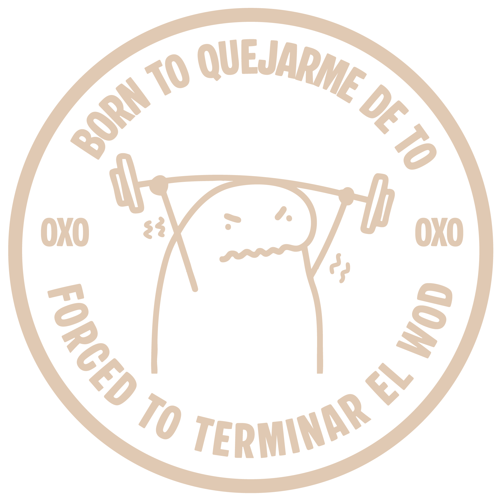 PARCHE 3D - BORN TO QUEJARME DE TÓ